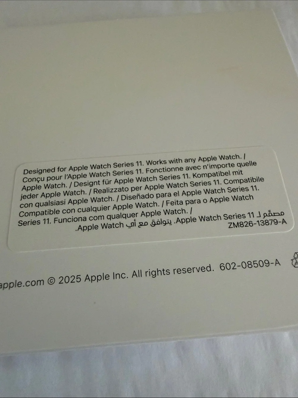Apple Watch Sport Band Size S/M 42 MM Light Blush NIB